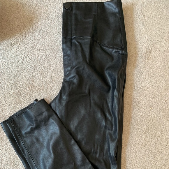 SOLD Zara Leather Pants - Picture 2 of 4